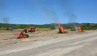Kütahya'da orman yangını tatbikatları : Ekiplerden hızlı müdahale