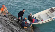 Zonguldak'ta balık tutarken kayalıklardan düşen adam için kurtarma operasyonu