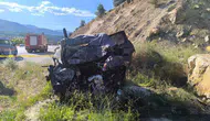 Malatya'da feci kaza : Otomobil hurdaya döndü, 1 ölü