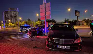 Kayseri'de iki otomobil çarpıştı, 1 kişi yaralandı