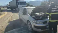 Hatay Hassa'da otomobil yangını