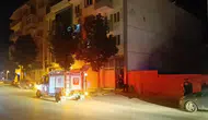 Malatya'da bir apartmanın çatısında göçük meydana geldi