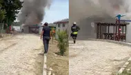 Tekirdağ Kapaklı'da bağ evinde yangın : Ev tamamen yandı