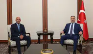 Bakan Fidan ile Büyükelçi Tom Barrack ile görüştü