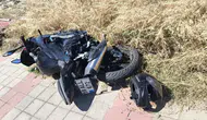 Edirne Keşan'da kaza : Motosiklet sürücüsü yaralandı