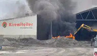 Edirne’de eylemin devam ettiği maden tesisinde yangın paniği