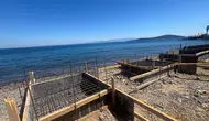 Muğla'da sahile izinsiz beton döken firmaya 150 bin lira ceza