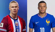 Mbappe ve Haaland, attıkları gollerle ülkelerini üst tura taşıdı