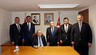 Cumhurbaşkanı Erdoğan, Başkan Ali Tombaş'ı kabul etti