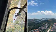 Balıkesir'de çıkan zeytinlik yangını kontrol altına alındı