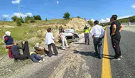 Elazığ'da otomobil takla attı, 3 kişi yaralandı