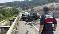 Bilecik'te otomobil tıra arkadan çarptı : Kazada 2 yaralı
