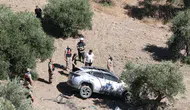 Antakya-İskenderun kara yolunda uçuruma yuvarlanan cipin sürücüsü hayatını kaybetti