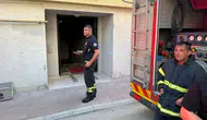 Eskişehir'de apartmanın giriş katında yangın çıktı