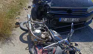 Adıyaman'da otomobil ile motosiklet çarpıştı : 2 yaralı