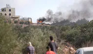 İsrail ordusu Batı Şeria'da 10 dönümlük zeytinlik alanı yaktı