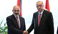 Cumhurbaşkanı Erdoğan, Ermenistan Başbakanı Paşinyan ile görüştü