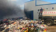 Edirne'de katı atık tesisinde yangın : Plastik ayrıştırma ünitesi zarar gördü