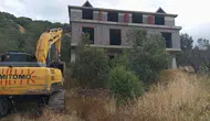 Çanakkale'de kaçak yapılaşmaya darbe : 11 yapı yıkıldı