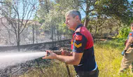 Safranbolu’da baraka ve ot yangını ekiplerin müdahalesiyle söndürüldü