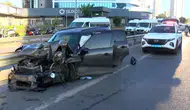 Pendik'te D-100 Karayolu'nda zincirleme kaza : 2 kişi yaralandı