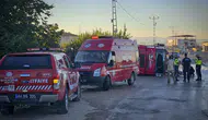 Malatya'da yangına giden itfaiye aracı devrildi : 3 yaralı