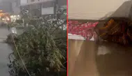 Kars'ta şiddetli fırtına ve sağanak : Çatı uçtu, evi su bastı
