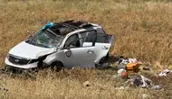 Diyarbakır'da tatil yolunda feci kaza : Sürücü uyuyakaldı, 3'ü çocuk 5 yaralı