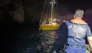 Aydın'da sürüklenen teknedeki 2 kişi kurtarıldı