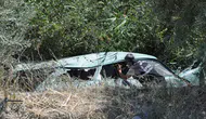 Manisa'da kayıp olarak aranan yaşlı adamın otomobiliyle kanala uçtuğu ortaya çıktı