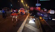Beykoz'da TEM Otoyolu'nda kaza : 1 ölü, 2 yaralı