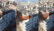 Antalya'da 5 katlı apartmanda yangın