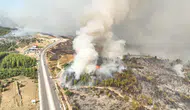 Antalya'da yangın felaketinin ağır bilançosu : 10 ev küle döndü, 50 ev boşaltıldı