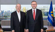Aziz Yıldırım'dan Turkcell Yönetim Kurulu Başkanı Şenol Kazancı'ya ziyaret