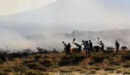 Iğdır'da anız yangını paniği : Alevler yerleşim yerlerine ulaşmadan söndürüldü