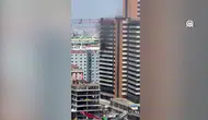 Esenyurt'ta 18 katlı binada yangın