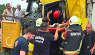 Mersin'de iki tırın çarpıştığı kazada 1 çocuk öldü, 2 kişi yaralandı