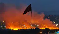 Ankara'da otluk arazide yangın çıktı