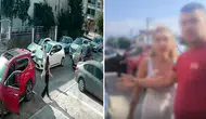 Düzce'de 3 kadın içinde 7 aylık bebeğin olduğu aracı durdurup saldırdı