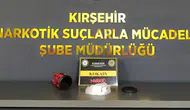 Kırşehir’de uyuşturucu operasyonu : 189 gram madde ele geçirildi