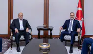 Hakan Fidan ile Hamas'ın yeni Siyasi Büro Başkanı Halil el-Hayye görüştü