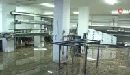 Sağanak yağış nedeniyle Küçükçekmece'de dere taştı