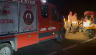 Elazığ'da iki otomobil kafa kafaya çarpıştı : Kazada 6 kişi yaralandı