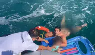 Aydın'da deniz yatağıyla açığa sürüklenen çocuk kurtarıldı