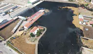 Konya Karatay’da ekili tarla alev alev yandı