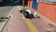Aydın Efeler’de motosiklet ile otomobil çarpıştı : 1 kişi yaralandı