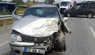 Edirne'de otomobil ile kamyonet çarpıştı : 6 kişi yaralandı