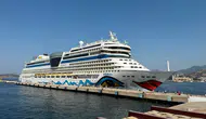 Dev kruvaziyer Bodrum’da : 2 bin 349 yolcu ilçeye akın etti