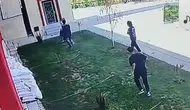 Kütahya'da cami bahçesindeki fıskiyeleri kırdılar : O anlar kamerada