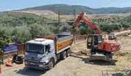 Aydın Dereköy'de yol bakım çalışmaları başladı